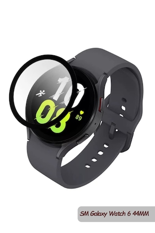 Samsung Galaxy Uyumlu Watch 6 44mm Ekran Koruyucu 3d Kavisli Full Kaplam