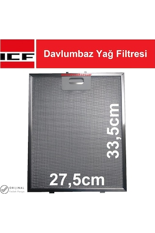 Icf Davlumbaz Filtresi Aspiratör Tel Filtre 27,5X33,5Cm - 372081041