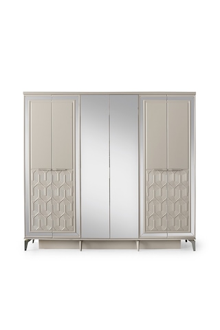 Dresden %100 Mdf Kumbeji Yatak Odası Traversli