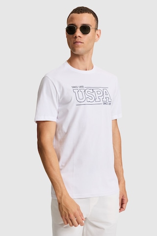 U.S. Polo Assn. U.s. Polo Assn. Erkek T-shirt Pu-9667 Beyaz