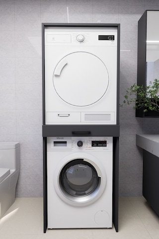Serenity Banyo Dolabı Çamaşır Ve Kurutma Makinesi Dolabı Antr... Antrasit