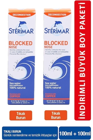 Sterimar Hipertonik 100 ML X 2 Adet