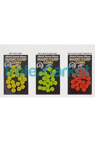 Magic Carp Mc1 Serisi Medium 10Mm Yüzen Silikon Mısır Sazan Yemi