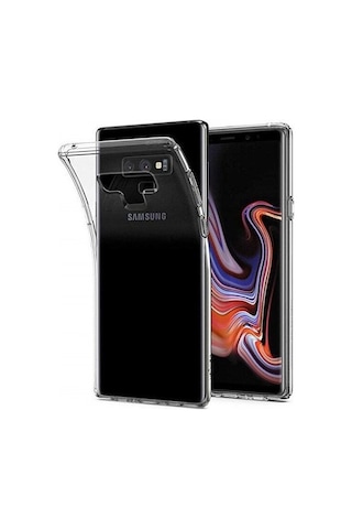 Samsung Galaxy Uyumlu Note 9 Kılıf Zore Şeffaf Süper Silikon Kapak