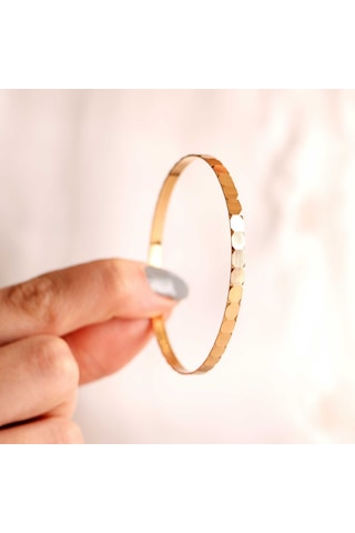 51 Tuğrul Altın 15 Gr Gram 22 Ayar İşçiliksiz Petek Ray Bilezik