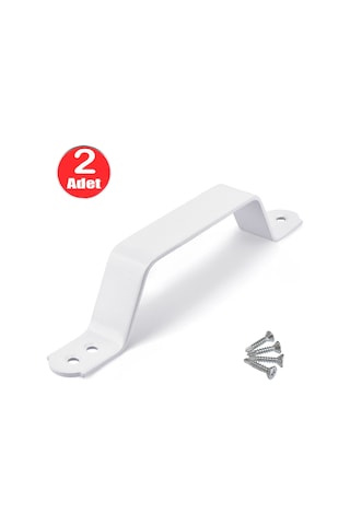 Sürme Kapı Çekme Kulbu 17cm Metal El Tutamağı Tutma Kolu Tutunma Barı Kulp -2 Adet