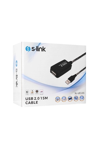 S-lınk Sl-ue135, Güçlendirilmiş Usb Uzatma Kablosu 15 Metre