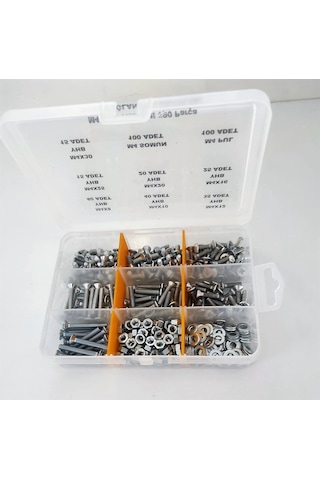 Ayaz M4 Yhb Vida Seti 390 Parça Yıldız Havşa Başlı