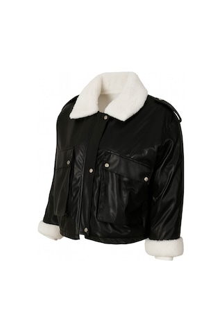 Trender Siyah Kadın Mont 4758 Siyah