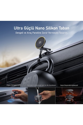 Aohi Superauto Kablosuz Magsafe Araç Içi Şarjı, Mıknatıslı Şarj
