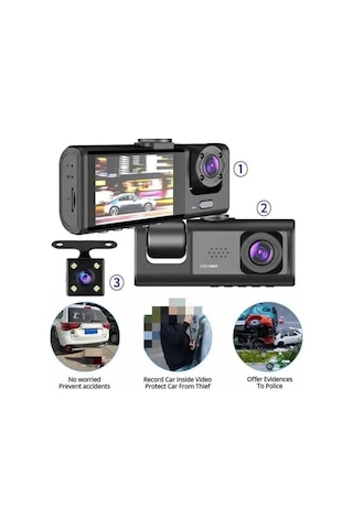 Blic Blm-86 Full Hd 1080p Wifi Araç İçi Kamera Gece Görüşlü G-sensörlü