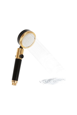 Suofeng Uzay Alüminyum El Tipi Düş Bafı, 360 Döner, Tek Tuşlu Su Durdurma, Otomatik Temizlenir Uçlar, G1/2 Bağlantı, Su Tasarruflu Ve Basınçlı, Banyo/hotel Uygun Diğer