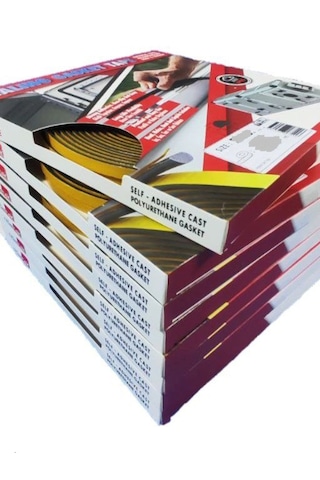 Atlastek Metal 7x20.mm/10.mt Kapı Pencere Fitil Conta Bant