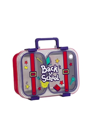 Vagonlife Beslenme Kutusu Lunch Box Paslanmaz Çelik 700 Ml Kırmızı