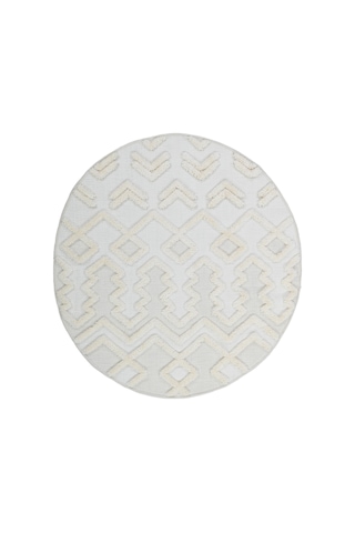 Madu Yumuşak Yuvarlak Krem Halı Çocuk Odası, Oturma Odası, Salon, Mutfak Ve Antre Halısı Krem