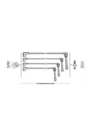 Buji- Kablosu Era 1400-1600 16v 2006-accent Gl / Getz 1400 2005-06-admıre 1600 2003-05 Netex Ntx Sp0