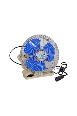 Carub 12V Mandallı 8" Vantilatör