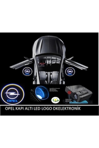 Opel Kapı Altı Logo Lamba Pilli Sensörlü Kolay Montaj