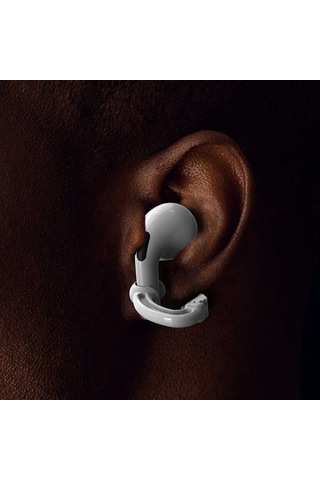 Apple AirPods Uyumlu Zore Earhook Kulaklık Tutucu Aparat Sarı