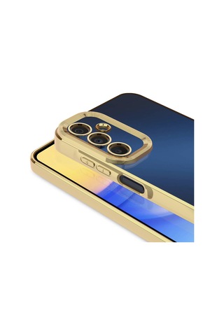 Zore Galaxy Uyumlu A25 Kılıf Kamera Korumalı Logo Gösteren Omega Kapak - Lila Lila