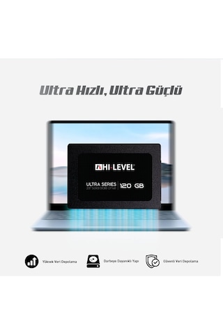 Hi-level 120gb 2,5'' Sataııı 550-530 Ultra Serisi Ssd + Aparat