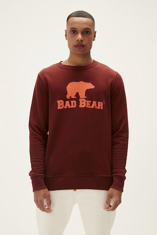 Bad Bear Logo Crewneck Erkek Sweatshirt-25278 - Kahverengi