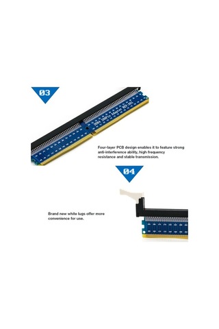 Novahub Ddr4 288pin Bellek Test Adaptörü - Anakart Koruma Kartı Masaüstü Pc İçin Ddr4 Bellek Test Kartı - Altın Kaplama, Güçlü Koruma