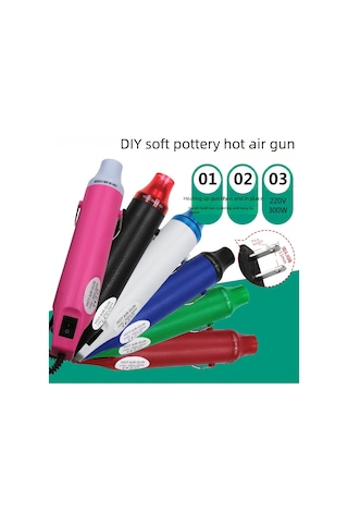 Yaozixa 110v Amerikan Standardı Düz Fişli Mavi Isı Makinesi - Heat Shrink Film, Soft陶, Gövde Tozu İçin Dıy El Aleti