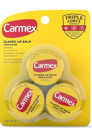 Carmex Classic Dudak Balsamı Kavanoz 3 x 7.5 G