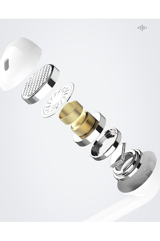 Rock Space ES08 Type-C Stereo Kablolu Kulak İçi Kulaklık