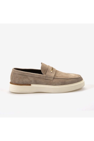Mocassini Gold Erkek Spor & Sneaker Ayakkabı A7609 Vizon Süet