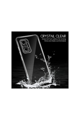 Uryport Xiaomi Redmi Note 10 Pro Kılıf Lüx Şeffaf Silikon Çok Renkli