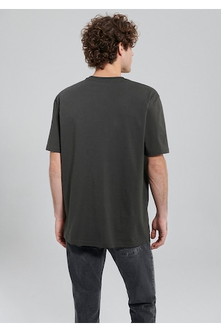 Mavi Jeans Baskılı Gri Tişört Loose Fit / Bol Rahat Kesim 0612008-70090 Gri-70090