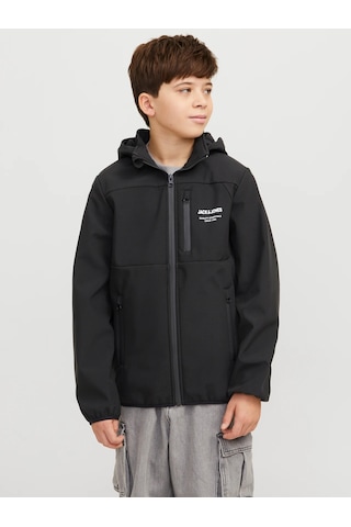 Jack & Jones Jack&jones Jjetheo Softshell Erkek Çocuk Ceket 12269432 Siyah