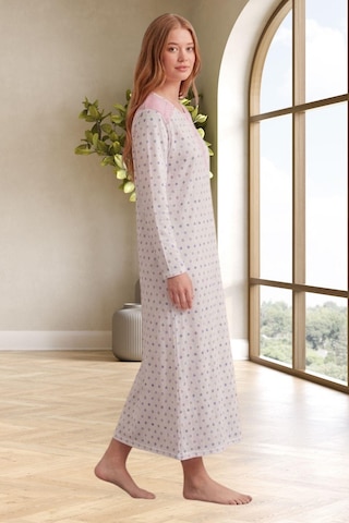 Mecit Pijama Mecit 6356 Pembe Büyük Beden Kadın Gecelik