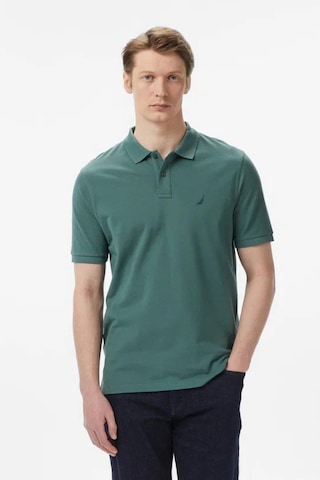 Nautica Erkek Yeşil Regular Fit Polo Yaka T-shirt-14583