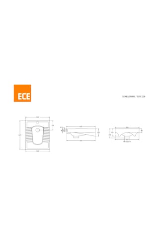 Ece Banyo Alaturka Hela Taşı Üstten Delikli 10Tp91008-Dl