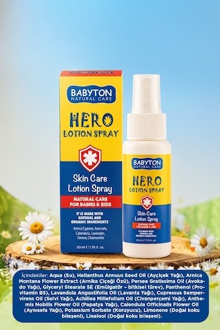 Babyton Hero Nemlendirici Losyon Sprey 50 Ml