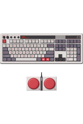8bitdo Retro N Edition Mekanik Klavye Bluetooth/2.4g/usb-c Kablosuz Oyuncu Klavyesi Lisanslı