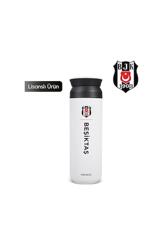 Karaca X Beşiktaş Lisanslı Logo Termos 500 Ml Beyaz