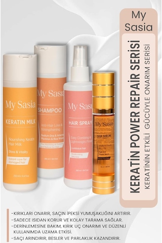 My Sasia Onarıcı Keratin Saç Bakım Seti