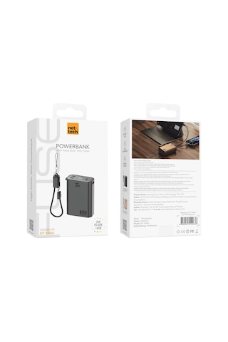 Nettech Nt-pw41 45w 20000 Mah Taşınabilir Powerbank - Siyah