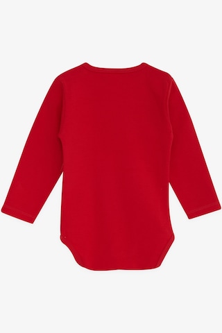 Breeze Erkek Bebek Çıtçıtlı Zıbın Body Yazı Baskılı 9 Ay-3 Yaş, Kırmızı