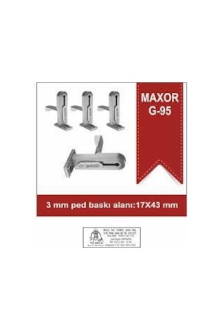 Maxor-flash G95 Model Silver Cep Kaşe Mavi