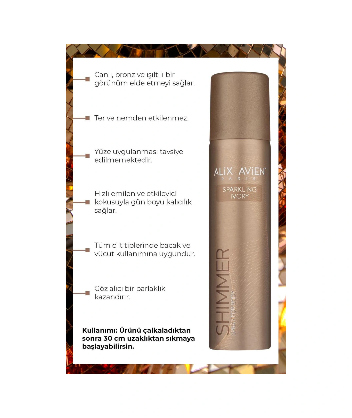 Alix Avien Uzun Süre Kalıcı Suya Dayanıklı Yüksek Kapatıcı Nemlendirici Etkili Işıltılı Bacak Fondöteni Seti 05