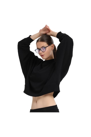Sportive Fowler Kadın Siyah Günlük Stil Sweatshirt 25kk1038-syh 1776122 SiYAH