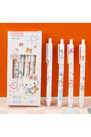 Tcherchı Hello Kitty Jel Mürekkep Roller Kalemler, Pürüzsüz Yazma