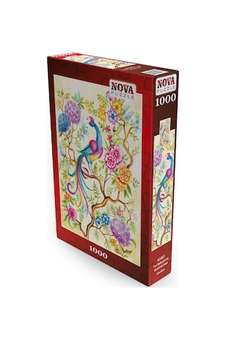 Nova Peri Bahçesinde Mutluluk Kuşu Puzzle - 1000 Parçalık