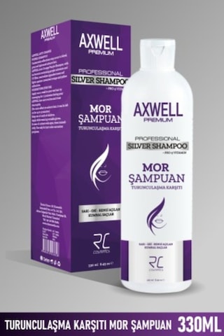 Rc Cosmetic Axwell Premium Professionel Silver Shampoo 330 ML