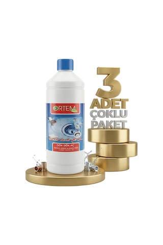 Ortem Sıvı Lavabo Açıcı 3x900 Gr